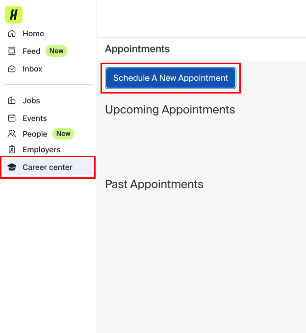 Career Resource Center Scheduling Appointments