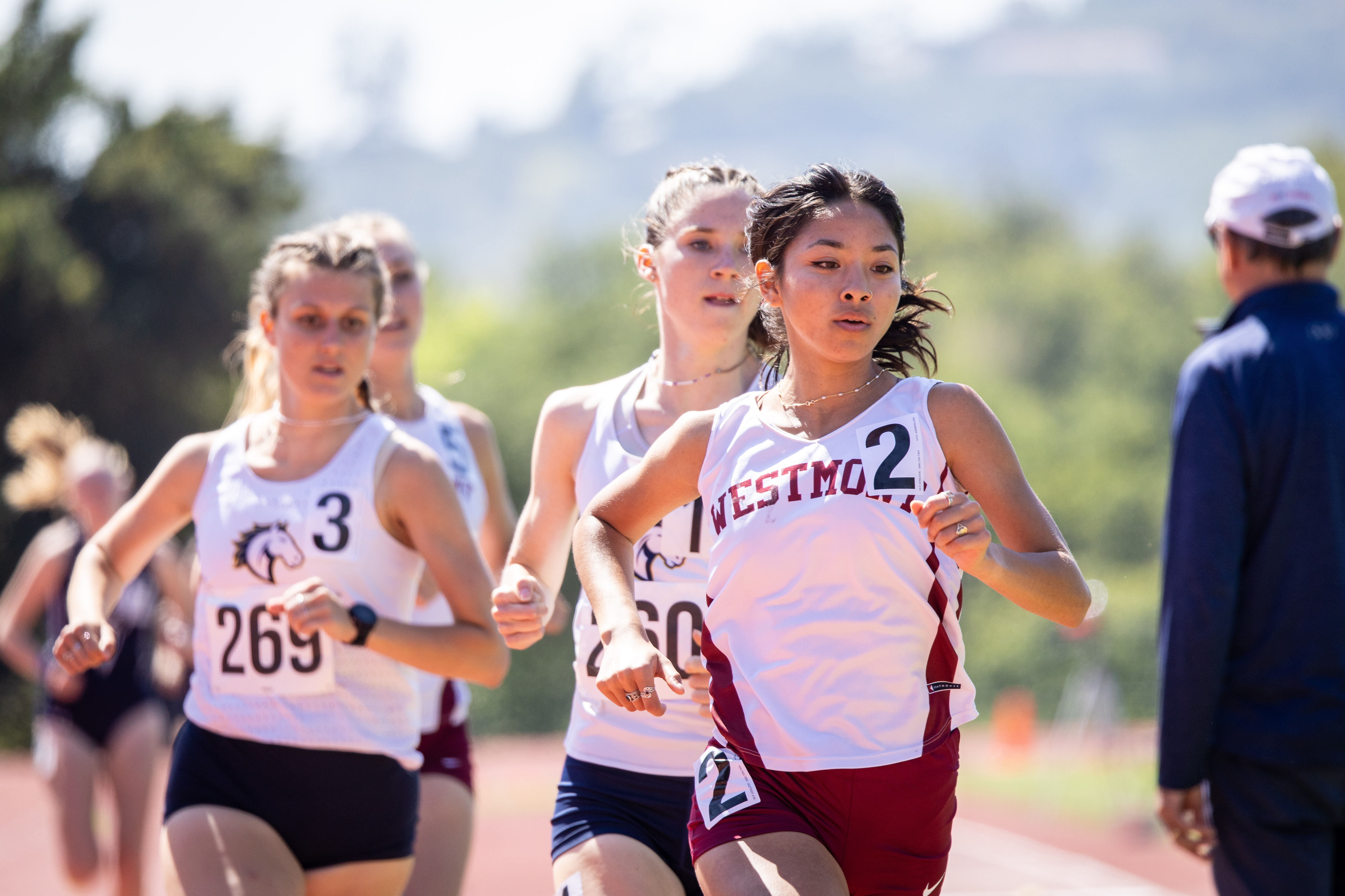 westmont female running track and field