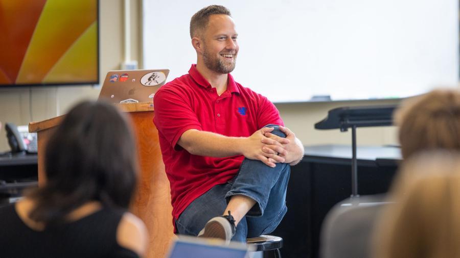 Trevor Oftedal teaching